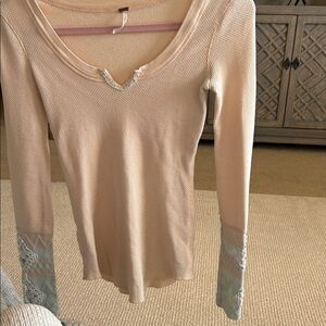 Free People Thermal with Bold Detailed Cuffs XS